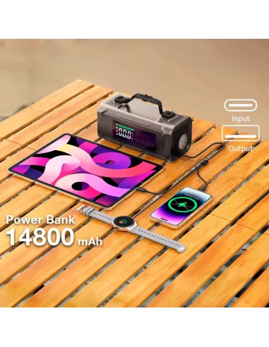 Compresor Portátil con Batería Multifuncional 6 en 1 150 PSI