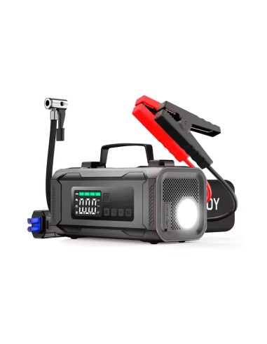 Compresor Portátil con Batería Multifuncional 6 en 1 150 PSI