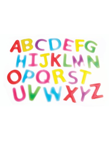 Letras Sensoriales Líquidas – Set 26 Letras con Texturas