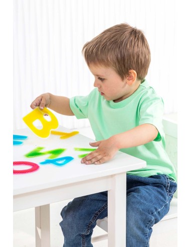 Letras Sensoriales Líquidas – Set 26 Letras con Texturas