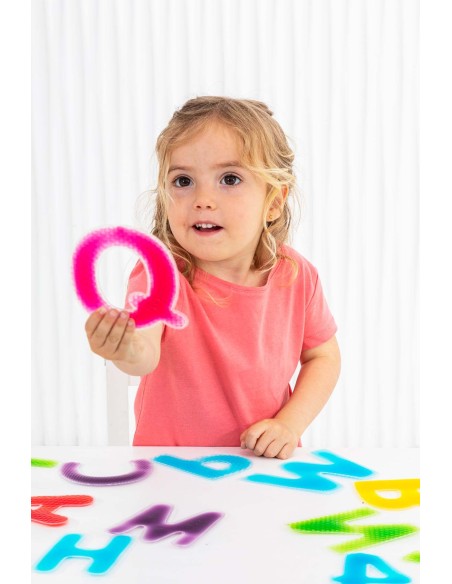 Letras Sensoriales Líquidas – Set 26 Letras con Texturas