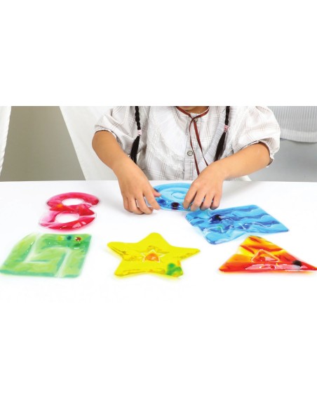 Formas Sensoriales Laberinto – Set 6 Formas con Gel Sensorial Formas Sensoriales Laberinto – Set 6 Formas con Gel Sensorial