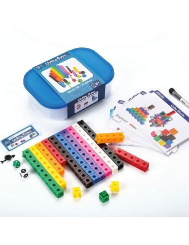 Regletas Juego matemático cubos engarzables