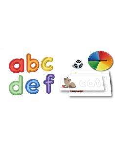 Set educativo de letras minúsculas y mayusculas