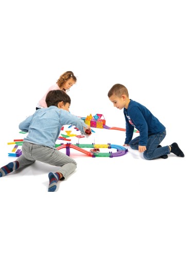 Circuito de coches magnético 72 pcs (incluye dos coches)