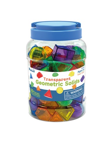 Formas geométricas 3D traslúcidas