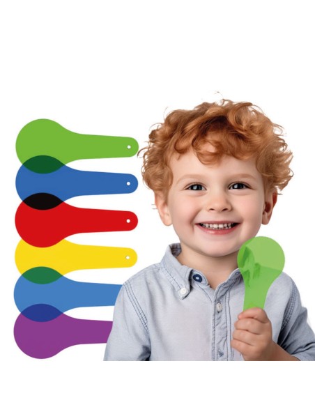 Paletas de Colores Translúcidas – Pack de 6