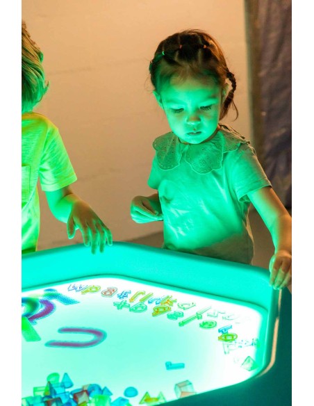 Bandeja sensorial Led Tuff Tray con soporte ajustable