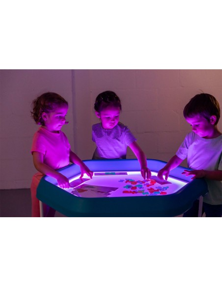 Bandeja sensorial Led Tuff Tray con soporte ajustable