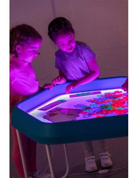 Bandeja sensorial Led Tuff Tray con soporte ajustable