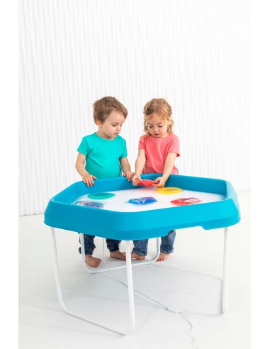 Bandeja sensorial Led Tuff Tray con soporte ajustable