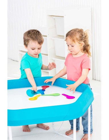 Bandeja sensorial Led Tuff Tray con soporte ajustable