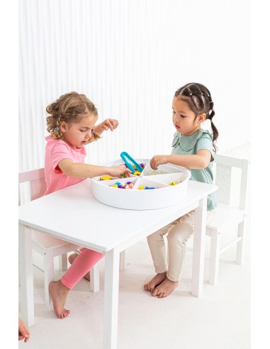 Bandeja sensorial Play Bin Led con soporte ajustable