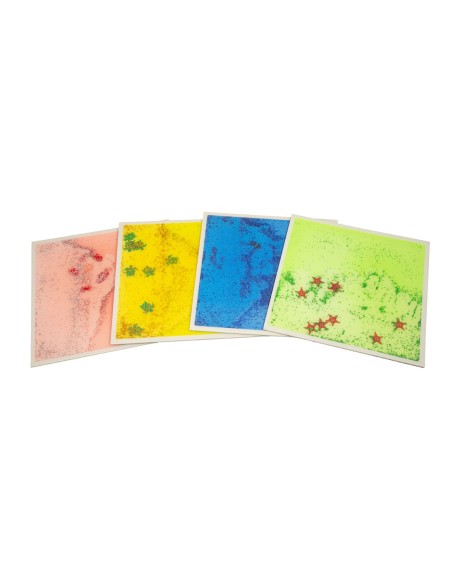 Suelo Sensorial Acuáticos Reflectivas UV – Pack de 4