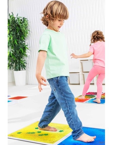 Suelo Sensorial Acuáticos Reflectivas UV – Pack de 4