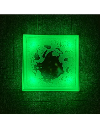 Bases Cuadradas con Líquido e Iluminación LED – Set de 6