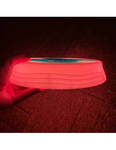 Bases Redondas Sensoriales con Líquido e Iluminación LED - Set de 6
