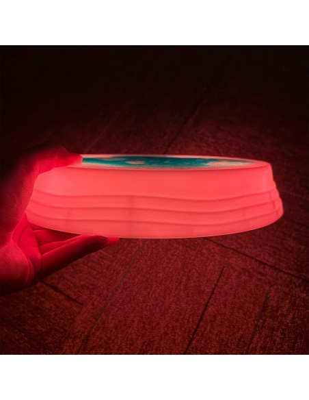 Bases Redondas Sensoriales con Líquido e Iluminación LED - Set de 6