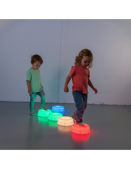 Bases Redondas con Iluminación LED – Set de 3