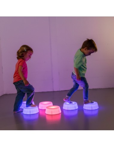 Bases Redondas con Iluminación LED – Set de 3