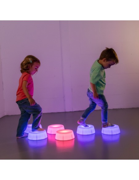 Bases Redondas con Iluminación LED – Set de 3