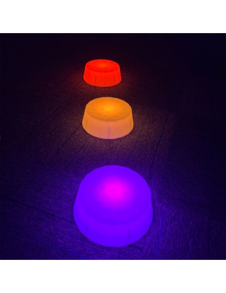 Bases Redondas con Iluminación LED – Set de 3