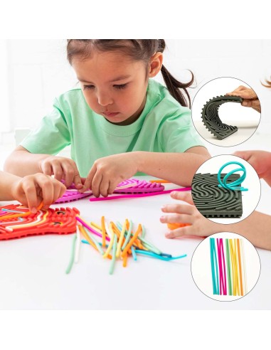 Tablero de actividades sensoriales RECTÁNGULO (17,5x11x1,3cm)