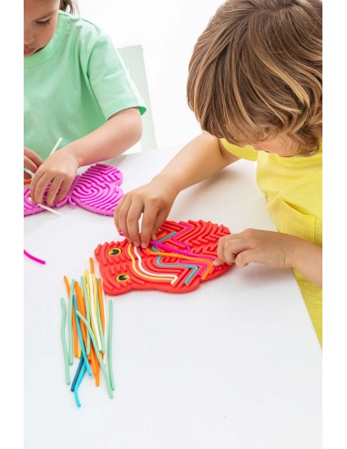 Tablero de actividades sensoriales RECTÁNGULO (17,5x11x1,3cm)