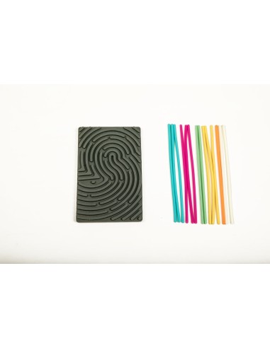 Tablero de actividades sensoriales RECTÁNGULO (17,5x11x1,3cm)