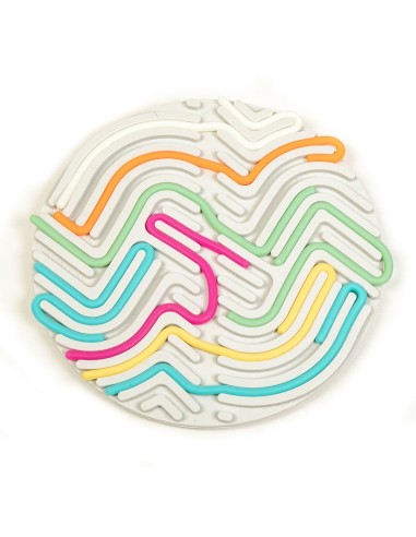 Tablero de actividades sensoriales CÍRCULO (17x17x1,3cm)