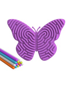 Tablero de actividades sensoriales MARIPOSA (15,5x20x1,5cm)