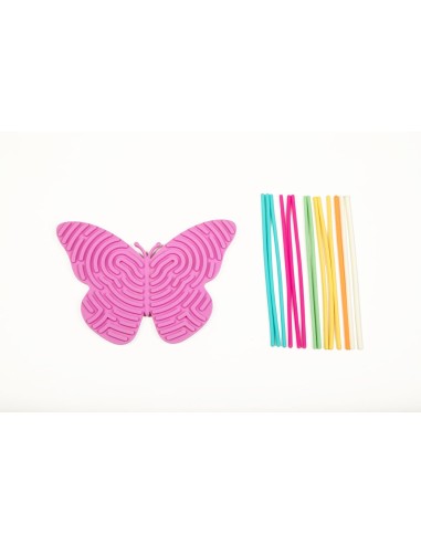 Tablero de actividades sensoriales MARIPOSA (15,5x20x1,5cm)
