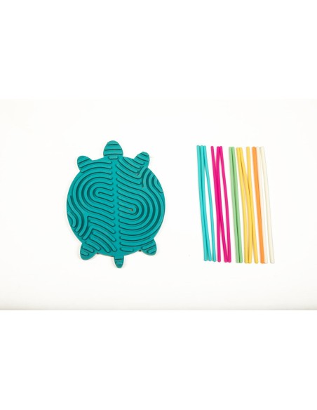 Tablero de actividades sensoriales TORTUGA (20x14,5x1,5cm)