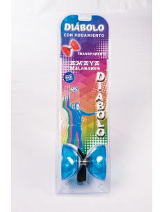 DIABOLO TRANSPARENTE Ø100 + PALO DE FIBRA Y DVD