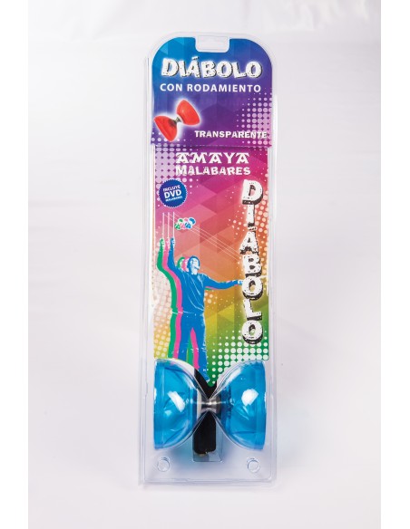 DIABOLO TRANSPARENTE Ø100 + PALO DE FIBRA Y DVD