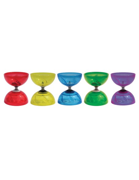 DIABOLO TRANSPARENTE Ø100 + PALO DE FIBRA Y DVD