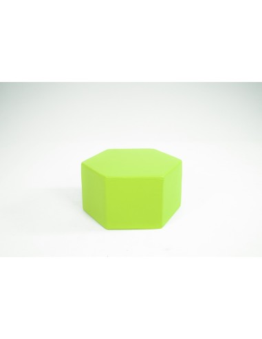 Mesa hexagonal foam cuero