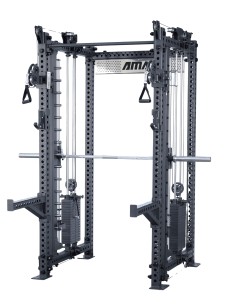 Jaula Multifuncional Profesional | Power Rack + Smith + Doble Polea Pro Series