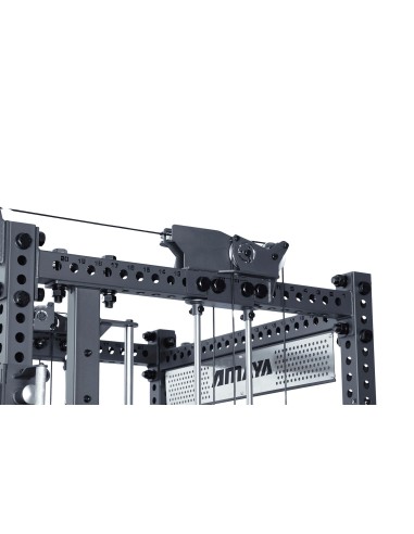 Jaula Multifuncional Profesional | Power Rack + Smith + Doble Polea Pro Series