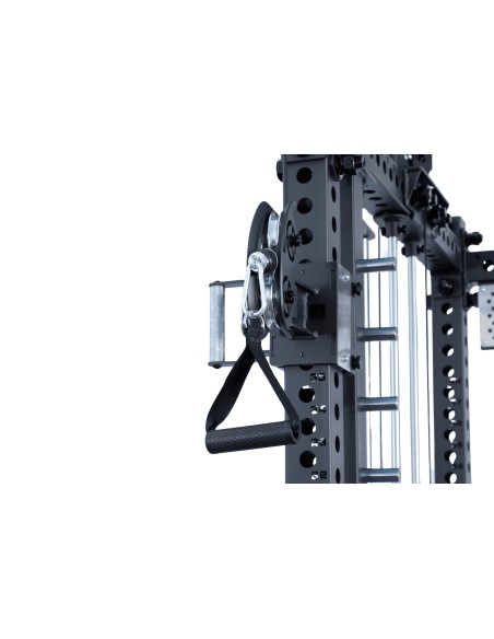 Jaula Multifuncional Profesional | Power Rack + Smith + Doble Polea Pro Series