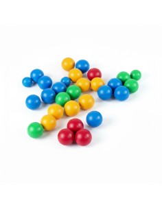 Pelota Foam Recubierta 130 mm – Set Monocromo de 24 Unidades