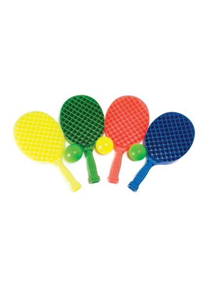 Set 24 Juegos Raqueta Pádel Playa (2 Raquetas + Pelota)