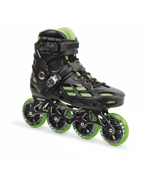 Patín Freak Town Pro – Black/Green (4x90 mm & 3x110 mm)