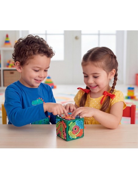 Cubo Sensorial Activity Cube Desarrollo Infantil Cubo Sensorial Activity Cube Desarrollo Infantil