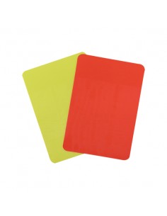 Set tarjeta árbitro color roja /amarilla