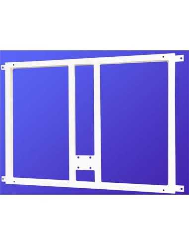 Soporte metalico para sujeccion tablero y aro minibasket a la pared