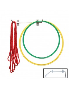 Soporte metálico colchonetas, aros y cuerdas new