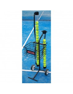 Carro portapelotas tenis / pádel 80 pelotas softee