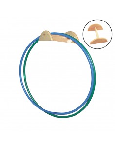 Soporte madera para aros/cuerdas