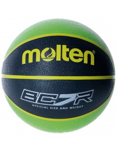 Balón molten baloncesto bcr2 talla 7 verde/negro